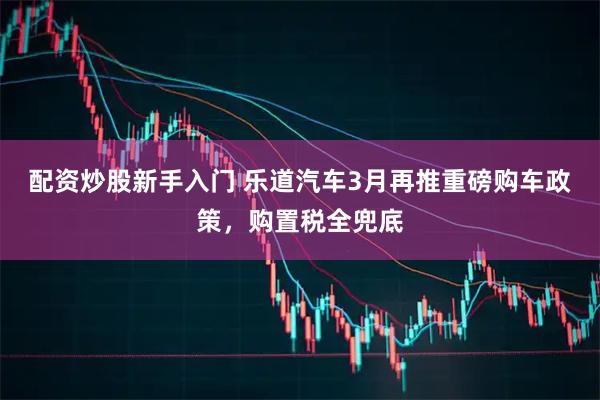 配资炒股新手入门 乐道汽车3月再推重磅购车政策，购置税全兜底